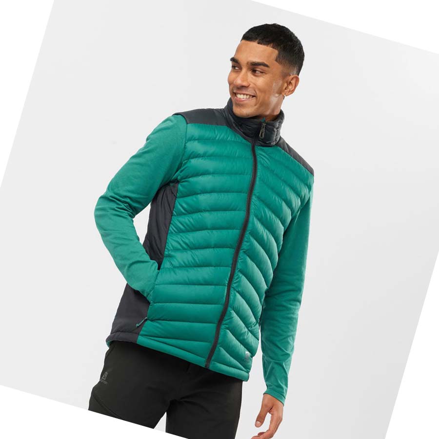 Salomon ESSENTIAL XWARM DOWN INSULATED Erkek Ceket Yeşil | TR 3316DFM